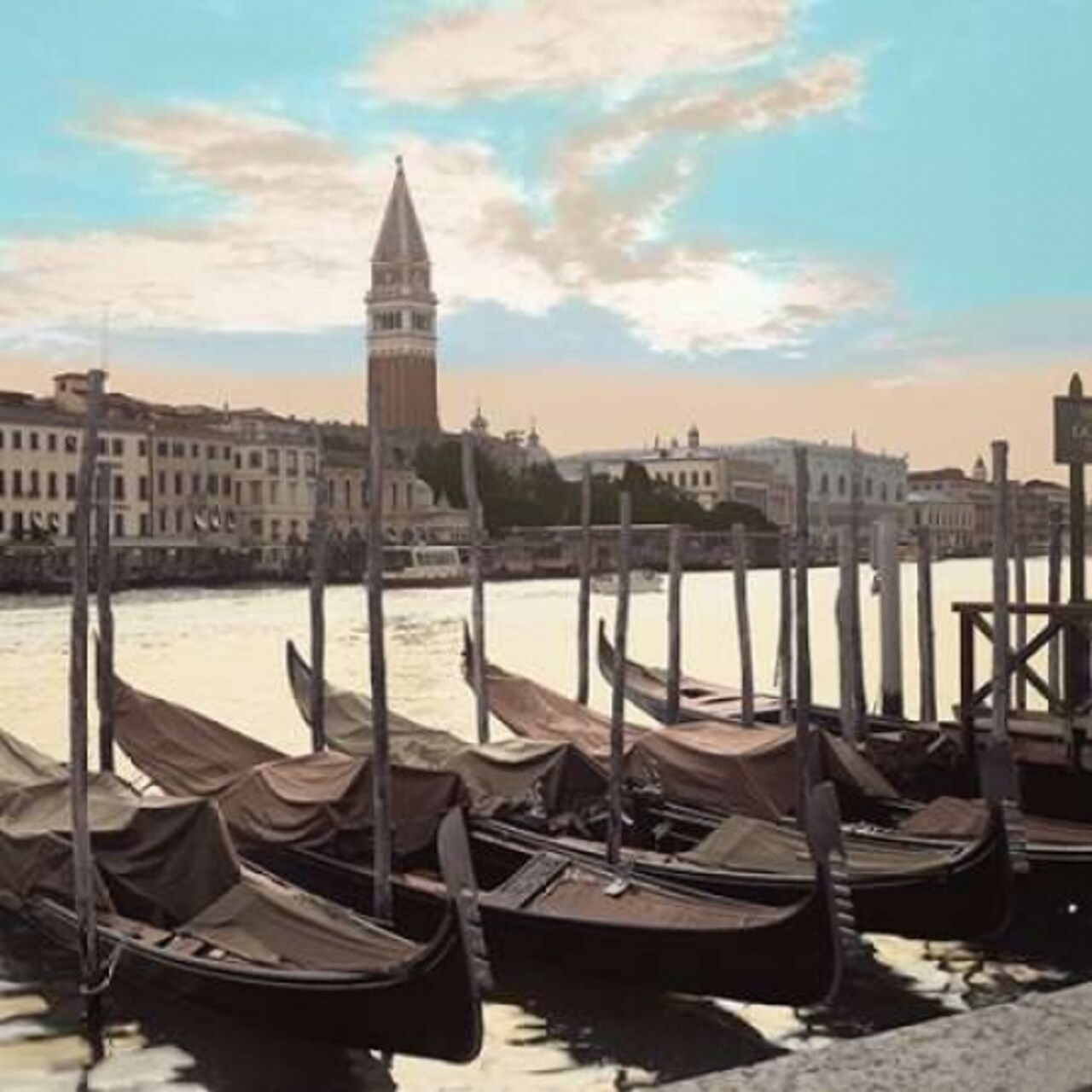 Campanile Vista with Gondolas Poster Print by Alan Blaustein - Item # VARPDXB3072D
